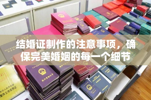 歙县结婚证制作的注意事项，确保完美婚姻的每一个细节