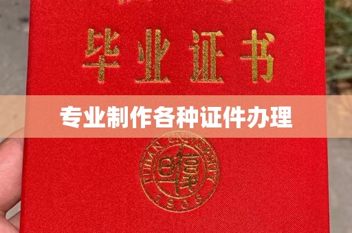 歙县专业制作各种证件办理